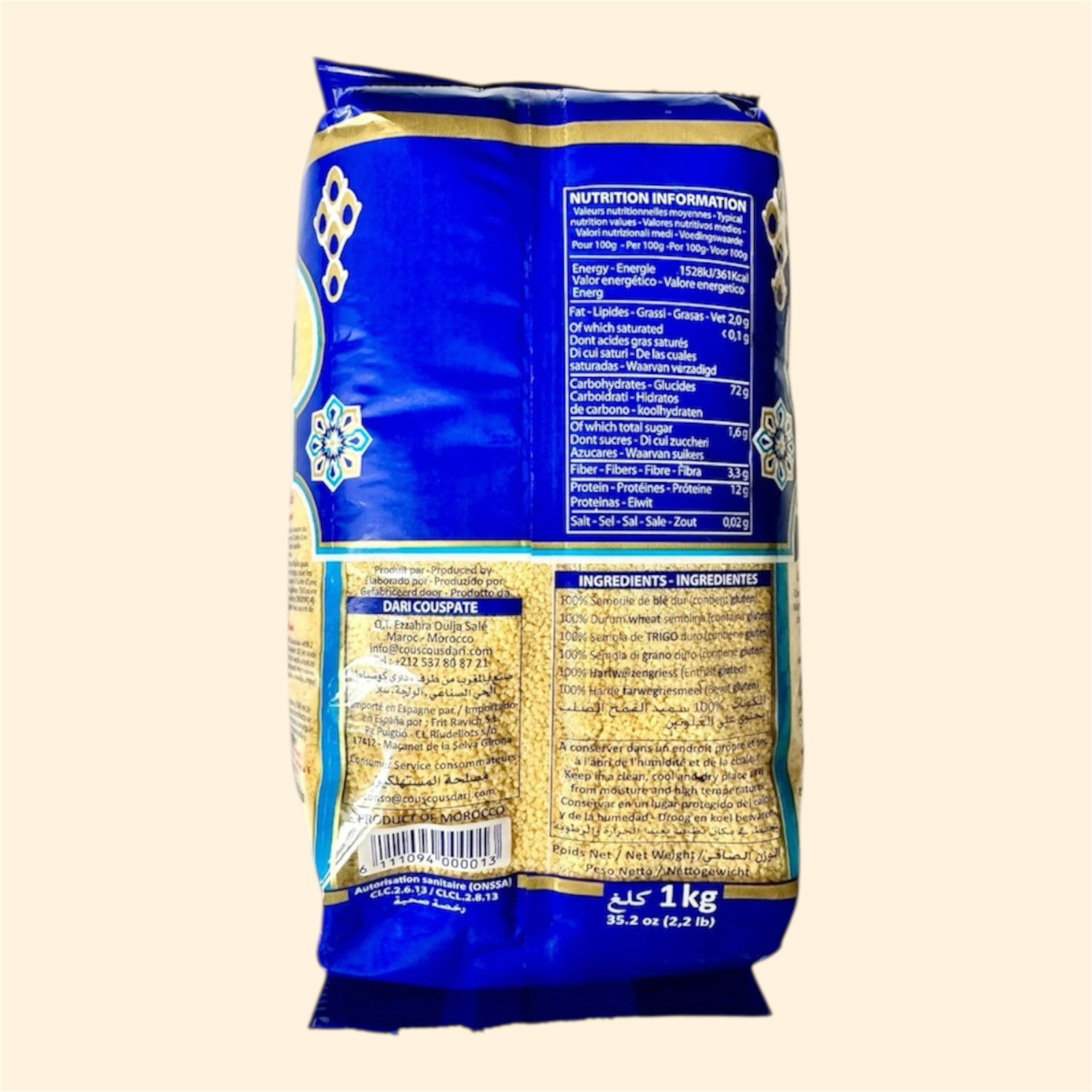 Couscous Dari Medium 1 Kg