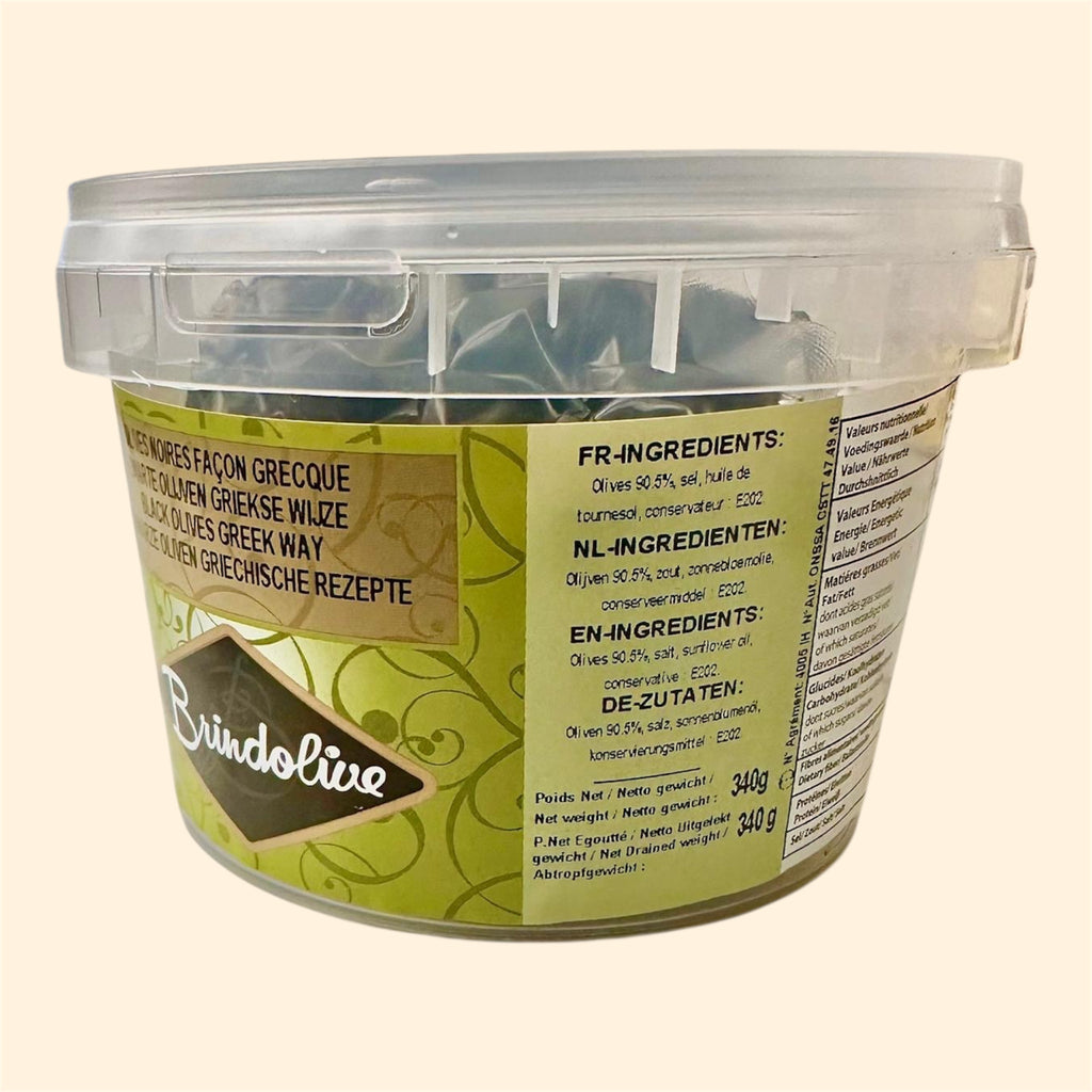 Schwarze Oliven (griechisch) 340g