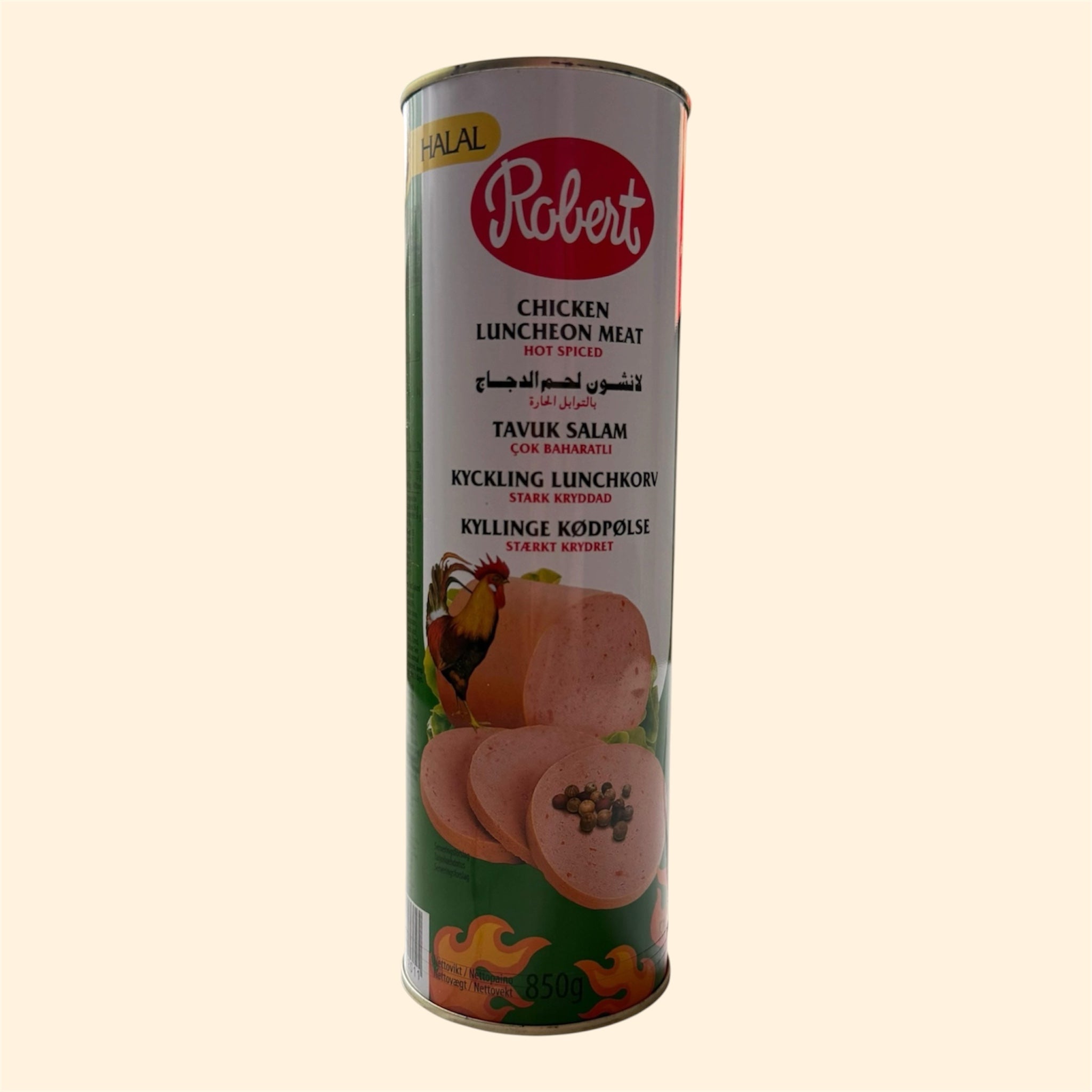Scharfe Hähnchen  Mortadella Robert 850g